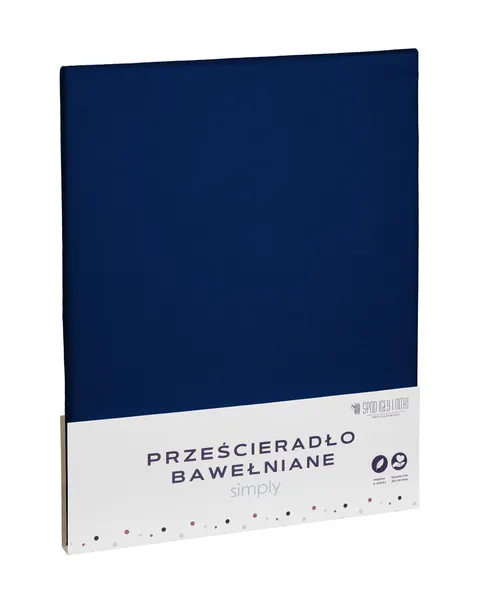 Prześcieradło SIMPLY – 2. Gatunek | OUTLET Granatowy