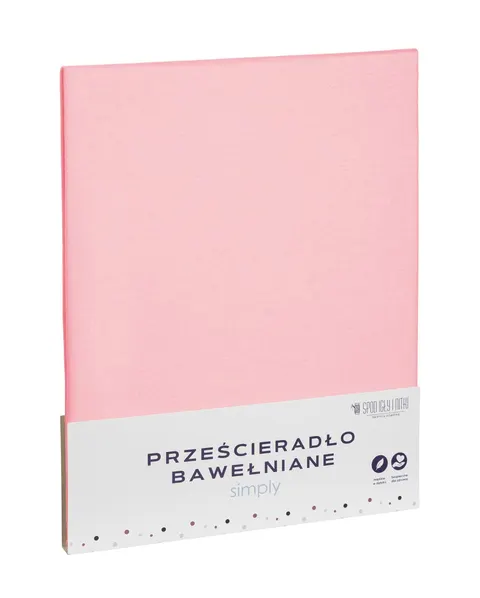 Prześcieradło SIMPLY – 2. Gatunek | OUTLET Pudrowy