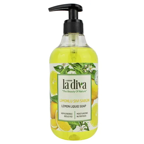 Mydło w Płynie do Rąk Cytrynowe 500 ml La Diva