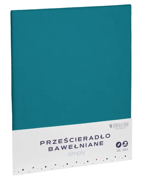 Prześcieradło SIMPLY – 2. Gatunek | OUTLET Turkusowy