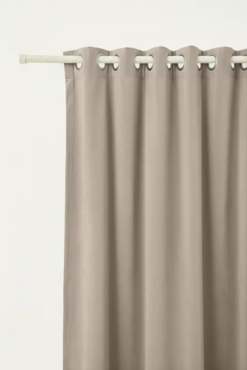 Zasłona Welurowa Velvet Soft Ciemny Beżowy