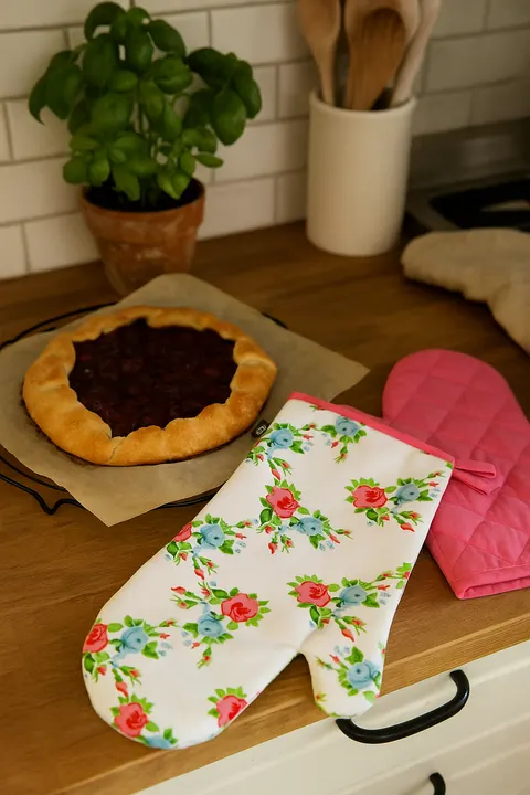 Komplet Rękawic Kuchennych ENGLISH ROSE