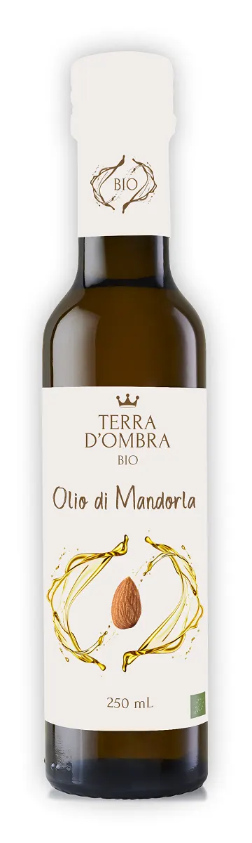 Olej Migdałowy Tłoczony na Zimno BIO 250 ml Terra D'ombra