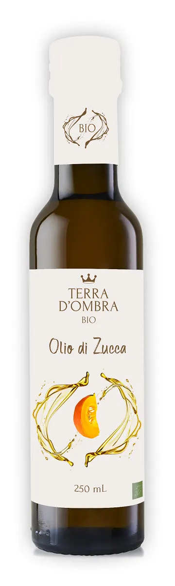 Olej z Pestek Dyni Tłoczony na Zimno BIO 250 ml Terra D'ombra