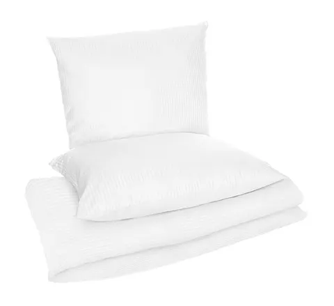 poszwa hotelowa adamaszek 5mm (zamek) Biały