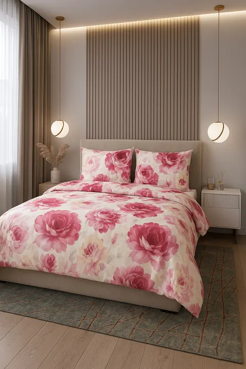 Pościel Bawełniana PINK PEONY
