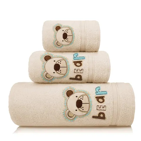 Ręcznik Do Rąk Dla Dzieci TEDDY Beżowy