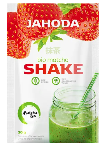 Shake z Matchą i Truskawkami Bezglutenowy BIO 30 g Amylon