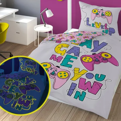 Świecąca Pościel Bawełniana GAME PADY 3585B