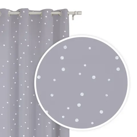 Zasłona DOTS Szary