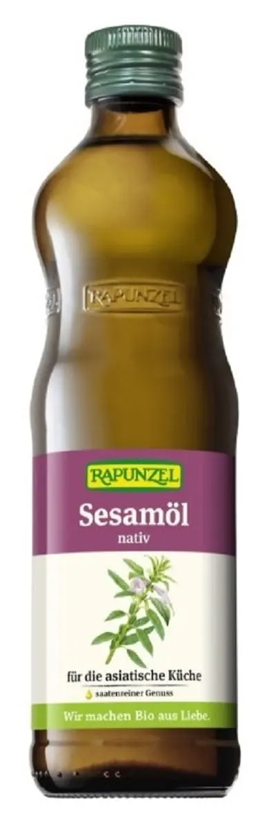 Olej Sezamowy Tłoczony na Zimno BIO 500 ml Rapunzel