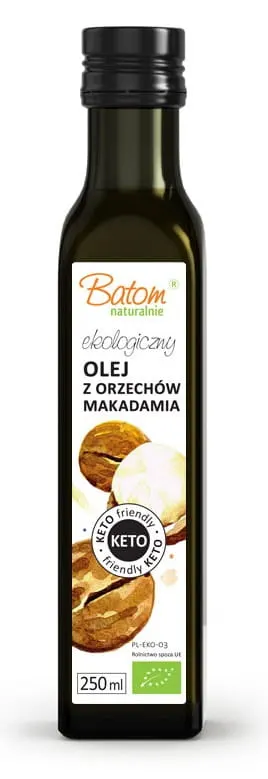 Olej z Orzechów Makademia Virgin Keto BIO 250 ml Batom