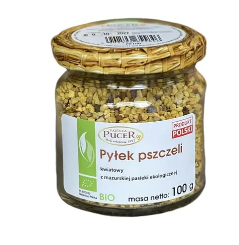Pyłek Kwiatowy Pszczeli BIO 100 g Pasieka Pucer