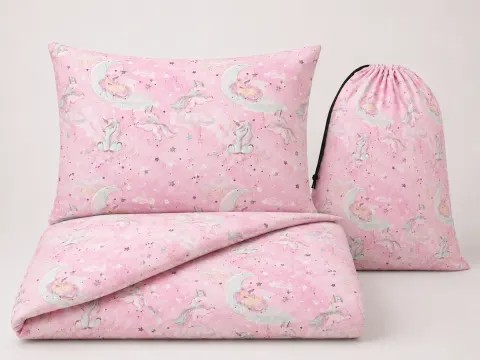 Komplet Bawełnianej Pościeli do Przedszkola UNICORN