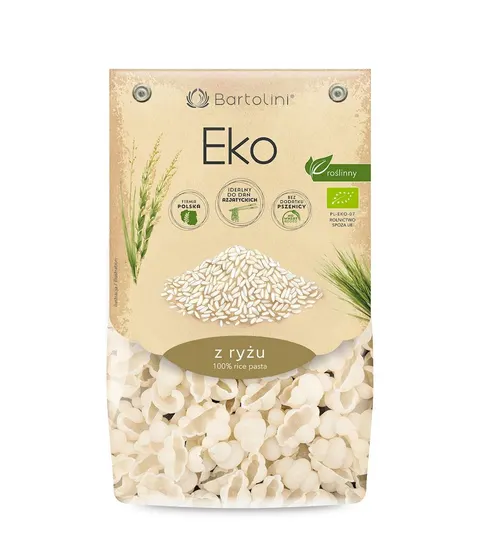 Makaron Ryżowy Muszelki BIO 250 g Bartolini