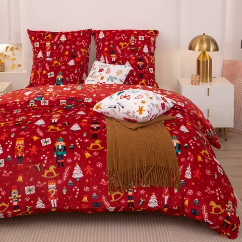 Świąteczna Pościel Polarowa COZY Nut Cracker