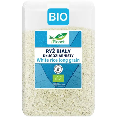 Ryż Biały Długoziarnisty Bezglutenowy BIO 2 kg Bio Planet