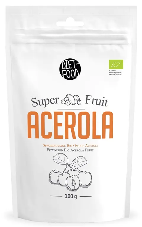 Acerola Sproszkowana BIO 100g Diet-Food