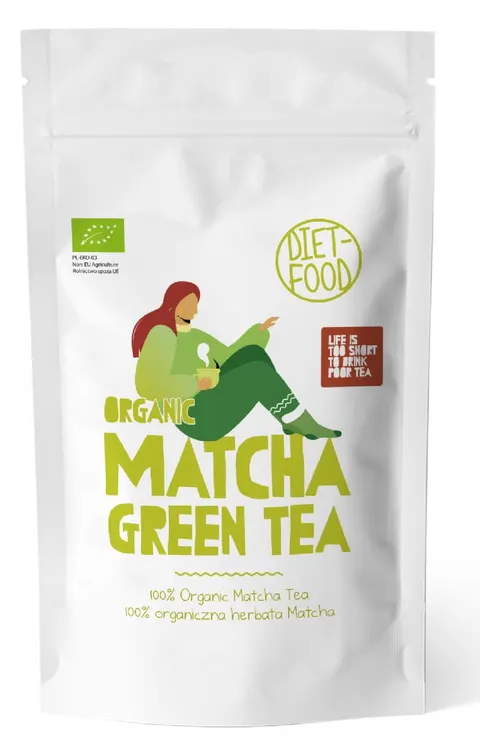 Herbata Zielona Matcha BIO 100 g Diet-Food