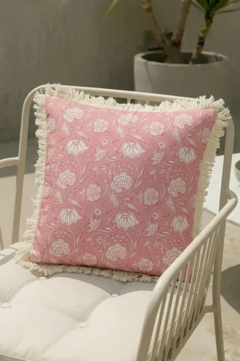 Poszewka Ogrodowa GAIA Pink Flower Różowy