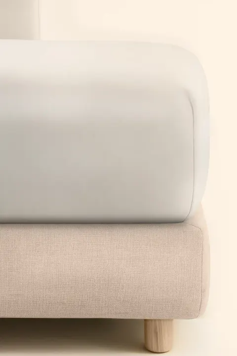 Prześcieradło Jersey Z Gumką + 30 cm Taupe