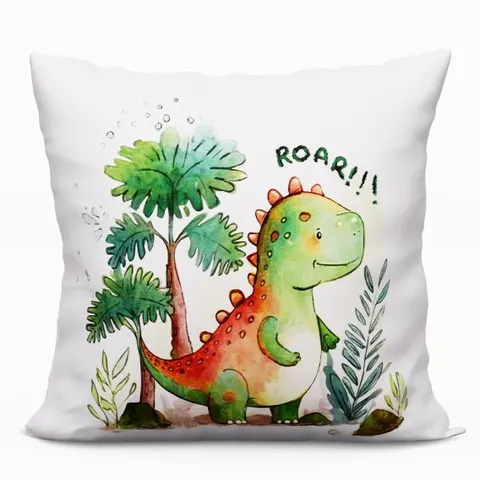 Poduszka Dekoracyjna z Mikrofibry DINOZAUR