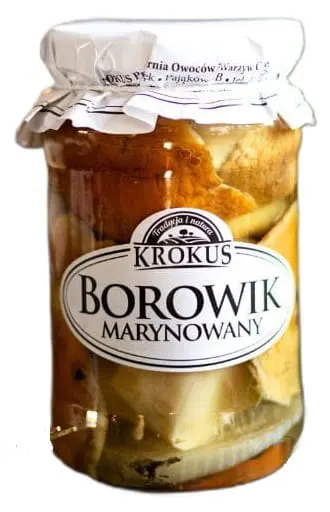 Borowik Marynowany Bezglutenowy 360 g (190 g) Krokus