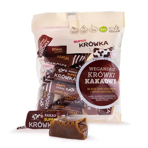 Krówki Kawowe Bezmleczne Bezglutenowe BIO 150 g Me Gusto Super Krówka