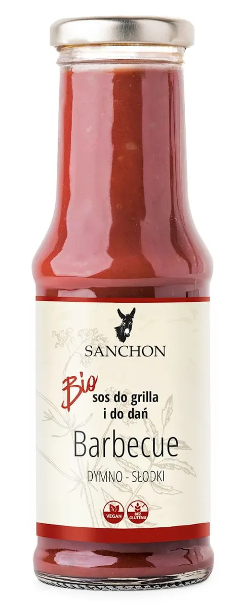 Sos BBQ Bezglutenowy BIO 210 ml Sanchon