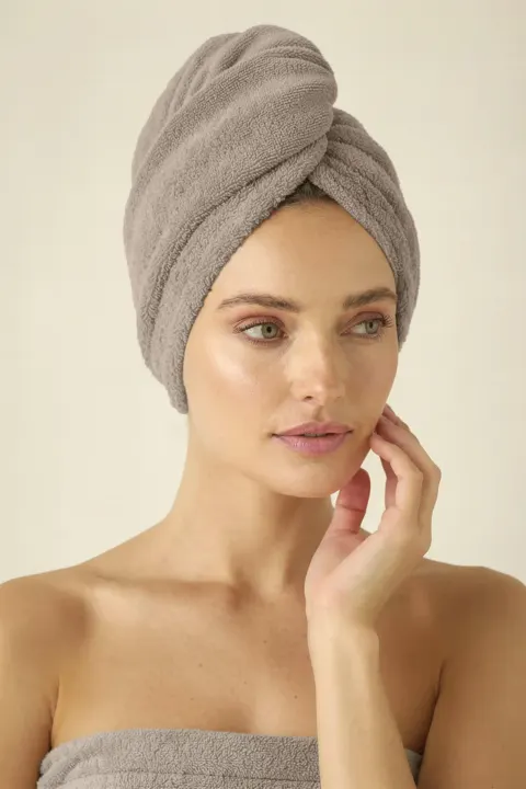 Bawełniany Turban Ręcznik Do Włosów SPA Kaszmir