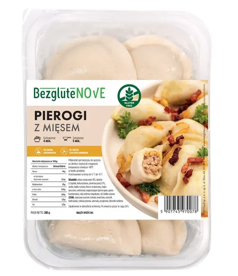 Pierogi z Mięsem Bezglutenowe 280 g Bezglutenove