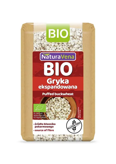 Gryka Ekspandowana Bezglutenowa BIO 80 g Naturavena