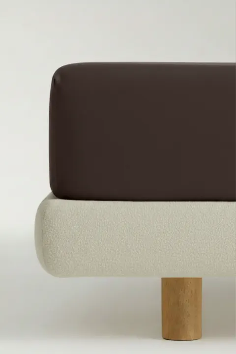 Prześcieradło Jersey Z Gumką 180 g/m2 + 30 cm Brązowy