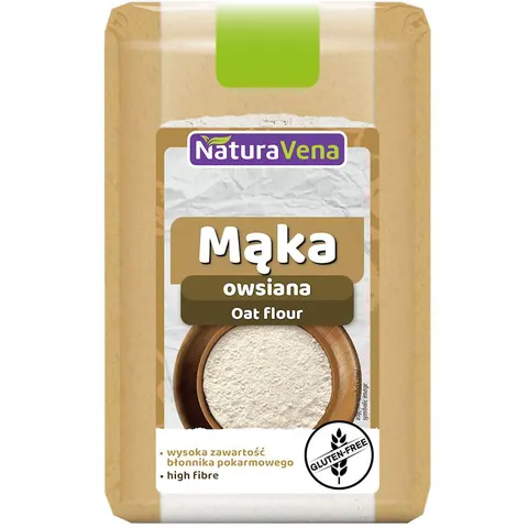 Mąka Owsiana Bezglutenowa 400 g Naturavena