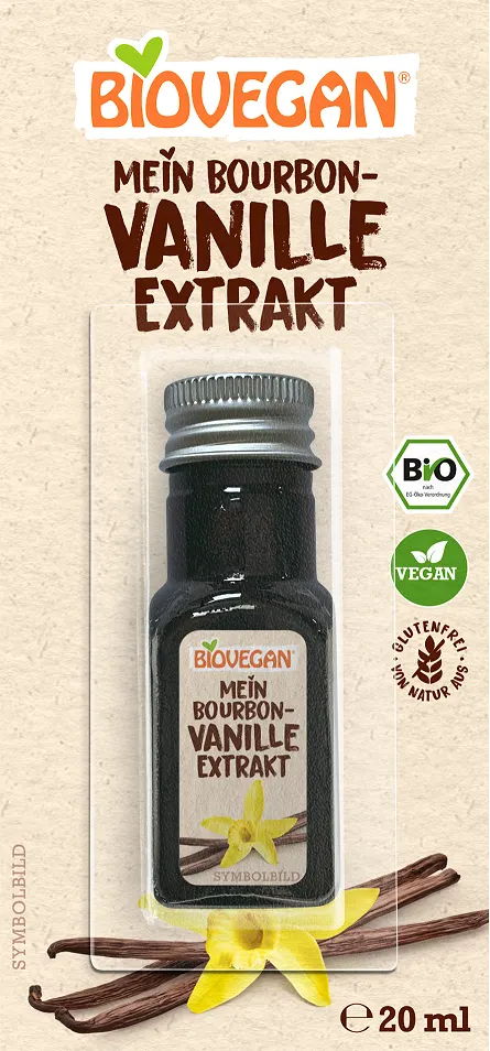 Ekstrakt z Wanilii Bourbon Bezglutenowy BIO 20 ml Biovegan