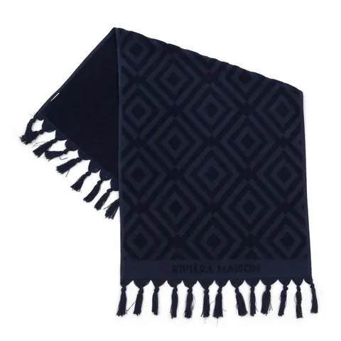 Ręcznik RM Chic Riviera Maison Dark blue 100x50