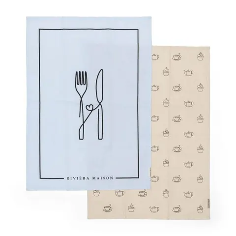 Ręcznik Kitchen Art Tea Towel Riviera Maison 2szt.