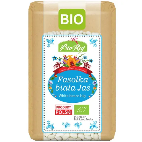 Fasolka Biała Jaś BIO Polska 400 g Bio Raj