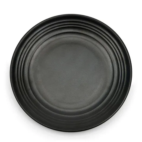 Talerz Urban Outdoor Plate black Riviera Maison