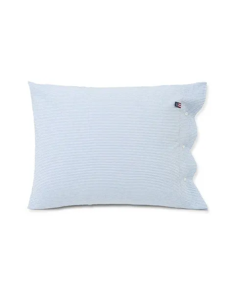 Poszewka Blue/White Striped Cotton Seersucker Lexington 65x65