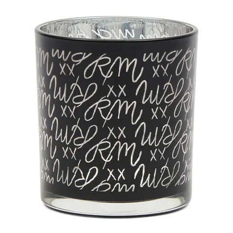 Świecznik RM Logo Riviera Maison black silver