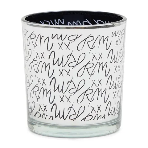 Świecznik RM Logo Riviera Maison silver black
