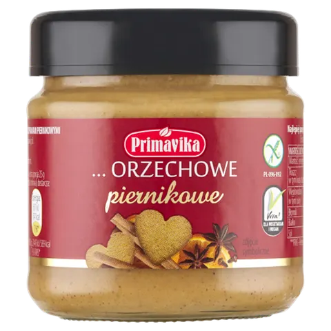 Pasta Orzechowa Piernikowa Bezglutenowa 185 g Primavika