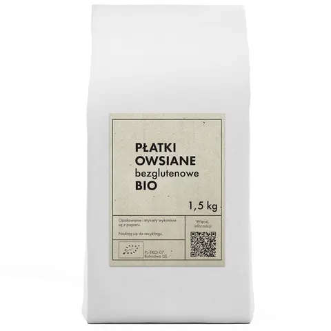 Płatki Owsiane Bezglutenowe BIO 1,5 kg The Planet