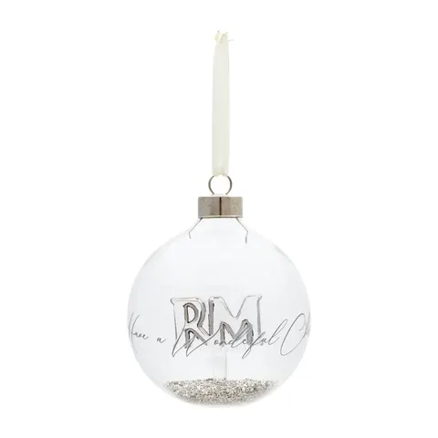 Bombka Wonderful Times silver Riviera Maison