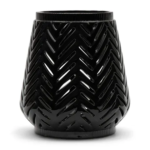 Świecznik RM HERRINGBONE Riviera Maison Black L