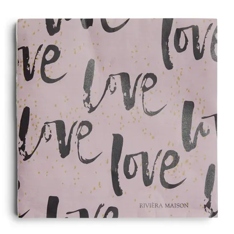 Papierowe serwetki Dazzling Love Riviera Maison
