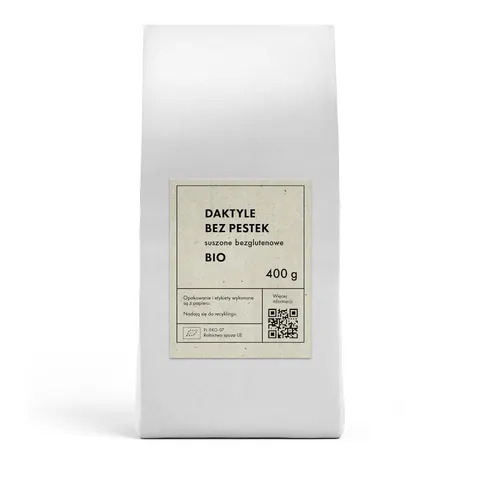 Daktyle Suszone Bezglutenowe BIO 400 g The Planet