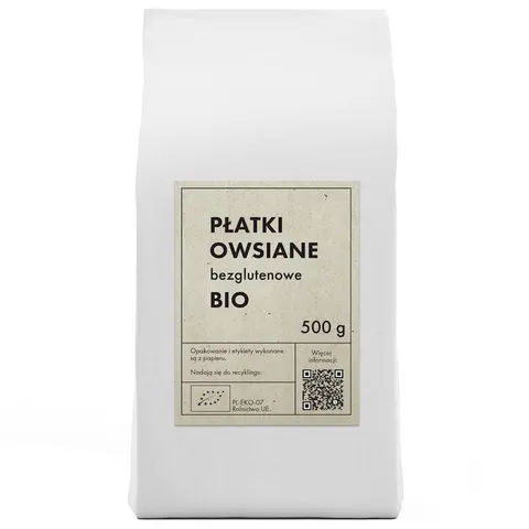Płatki Owsiane Bezglutenowe BIO 500 g The Planet