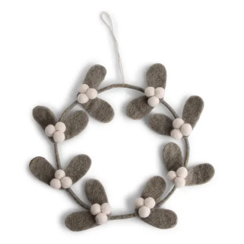 Wianek Small Mistletoe Gry & Sif